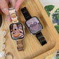 E-Watch™ Λεπτό λουράκι βραχιολιού | Συμβατή ζώνη με όλα τα Apple Watch | Ανοξείδωτο ατσάλι | Για γυναίκες