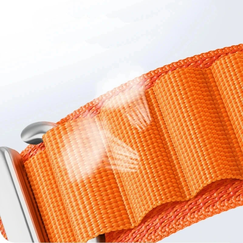 E-Watch™ Alpine Loop Bracelet  | Band for all Apple Watch|Nylon Strap|Stretchable yarn interwoven