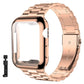 Θήκη+Ιμάντας E-Watch™ | Συμβατή ζώνη με όλα τα Apple Watch | Ανοξείδωτο ατσάλι 