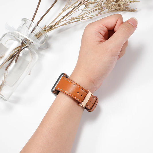 Butterfly Leather Band for all Apple Watch|E-Watch™ Strap|Natural & resistant organic leather