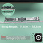E-Watch™ Britain Luxury Bracelet Strap | Συμβατή ζώνη με όλα τα Apple Watch | Ανοξείδωτο ατσάλι | Για τους άνδρες