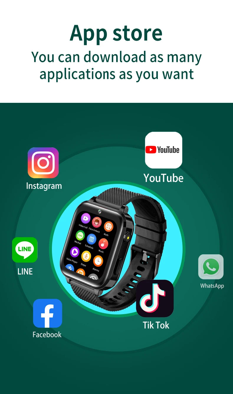 E-Watch Kids Smart Watch T27 4G-GPS