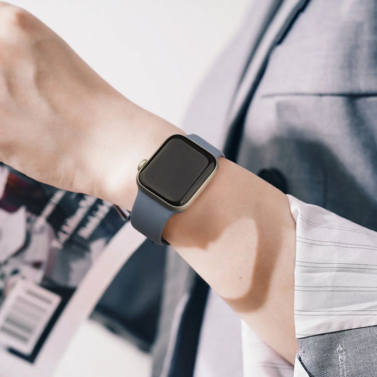 E-Watch™|Ζάντα για όλα τα Apple Watch|Αθλητικό βραχιόλι|Σιλικόνη εξαιρετικά ανθεκτική και αναπνεύσιμη