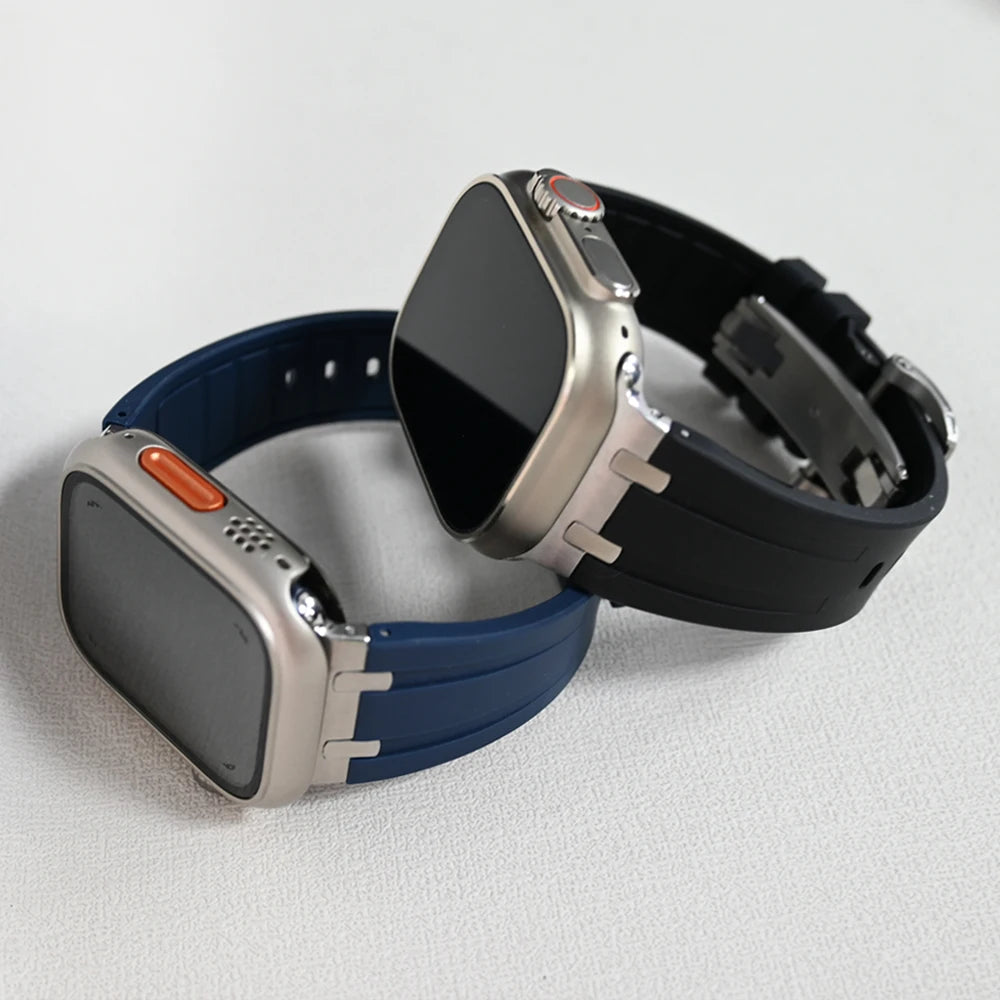 E-Watch™|Band for all Apple Watch|Waymont Strap|Ultra-resistant and breathable silicone