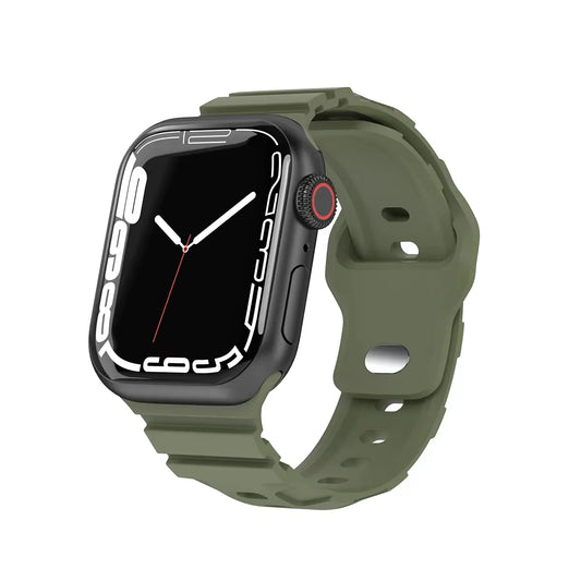 E-Watch™|Ζάντα για όλα τα Apple Watch|Λουράκι από καουτσούκ|Σιλικόνη εξαιρετικά ανθεκτική και αναπνεύσιμη