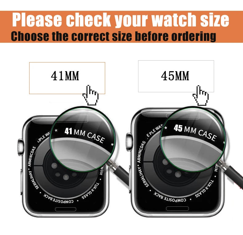 E-Watch™ The Director®|Luxury Modification Kit για όλα τα Apple Watch|Σιλικόνη εξαιρετικά ανθεκτική και αναπνεύσιμη