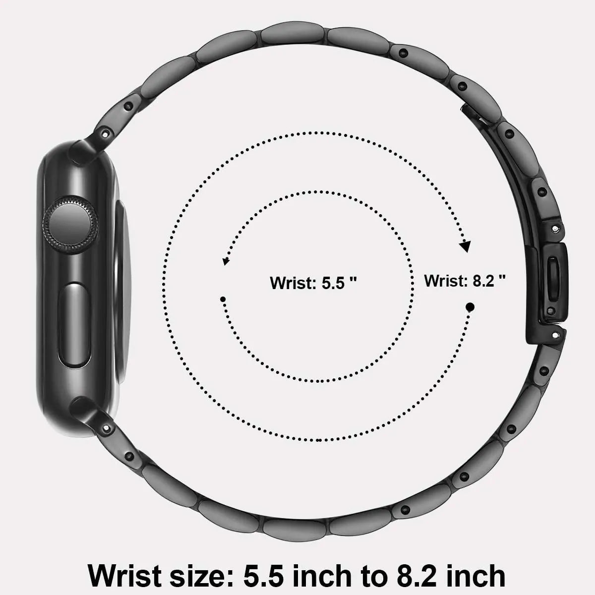 E-Watch™ Stylish Bracelet Strap | Band compatible all Apple Watch | Stainless Steel