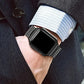 E-Watch™ IRON Case+Μεταλλικό λουρί | Συμβατή ζώνη με όλα τα Apple Watch | Ανοξείδωτο ατσάλι