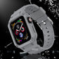 E-Watch™|Ζάντα για όλα τα Apple Watch|Προστατευτικό κάλυμμα + θήκη|Υπερανθεκτικό και αναπνεύσιμο σιλικόνη
